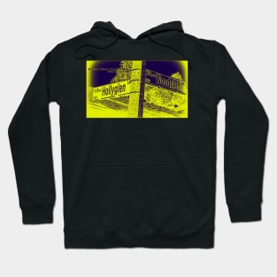 Hollyglen Lane & Woodglen Drive, San Dimas, California by Mistah Wilson Hoodie